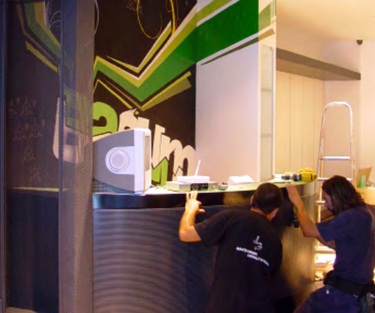 barra de local comercial